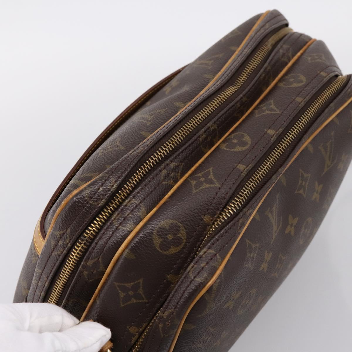 LOUIS VUITTON Monogram Reporter PM Shoulder Bag M45254 LV Auth ka6202A