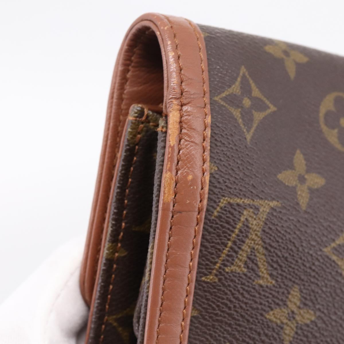 LOUIS VUITTON Monogram Pochette Dam GM Clutch Bag M51810 LV Auth ka6205