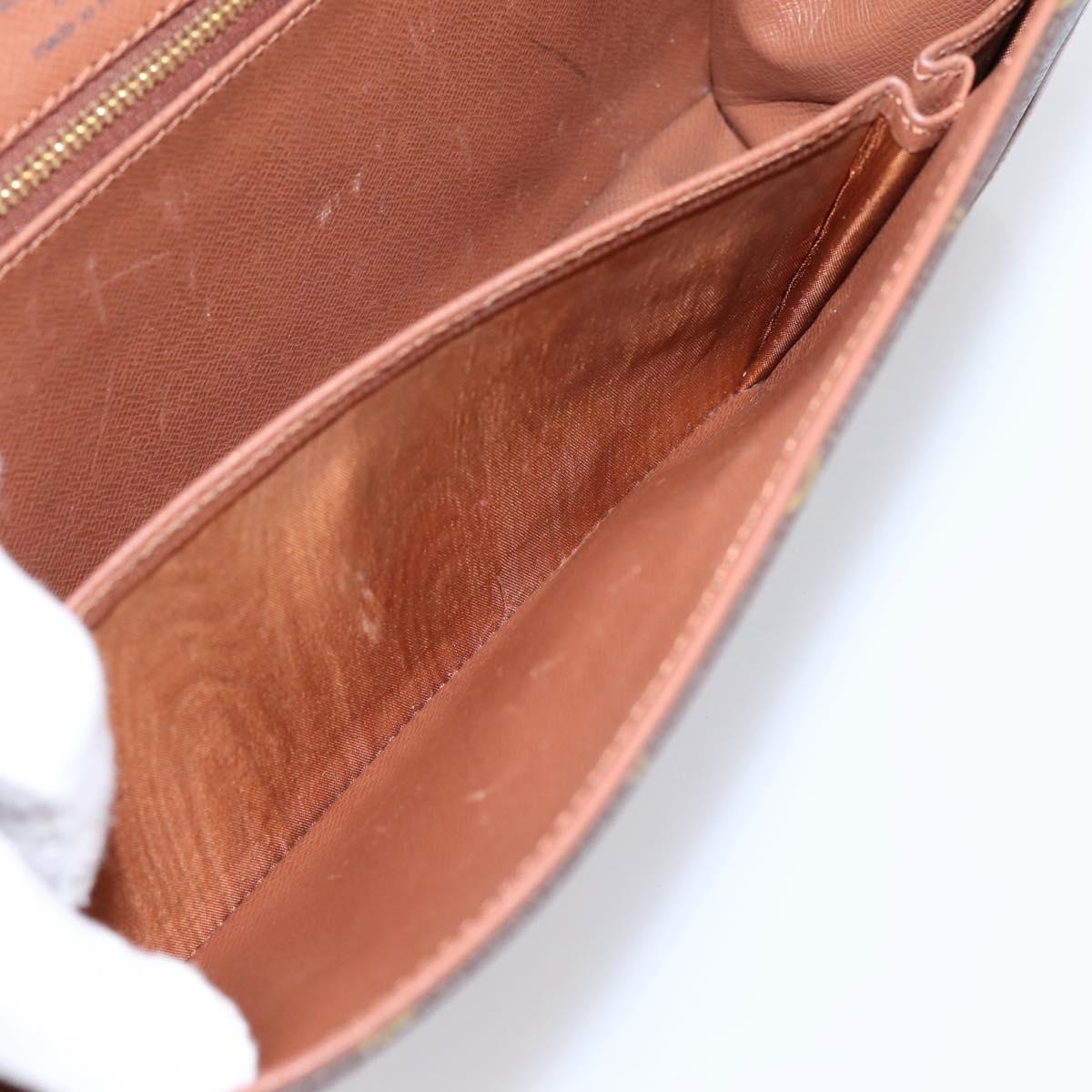 LOUIS VUITTON Monogram Pochette Dam GM Clutch Bag M51810 LV Auth ka6205