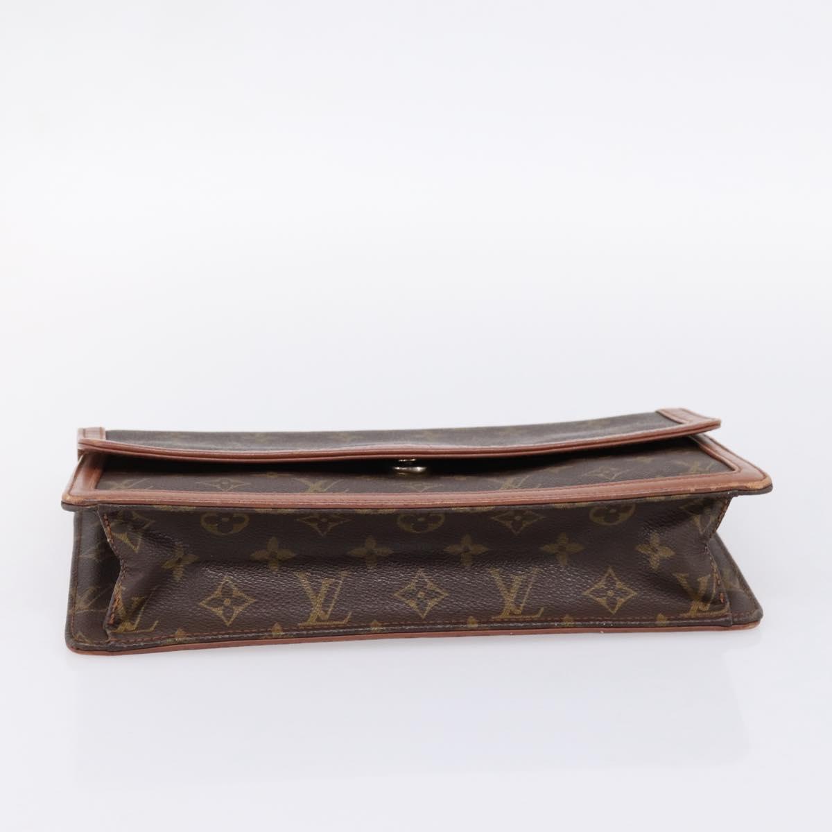 LOUIS VUITTON Monogram Pochette Dam GM Clutch Bag M51810 LV Auth ka6205