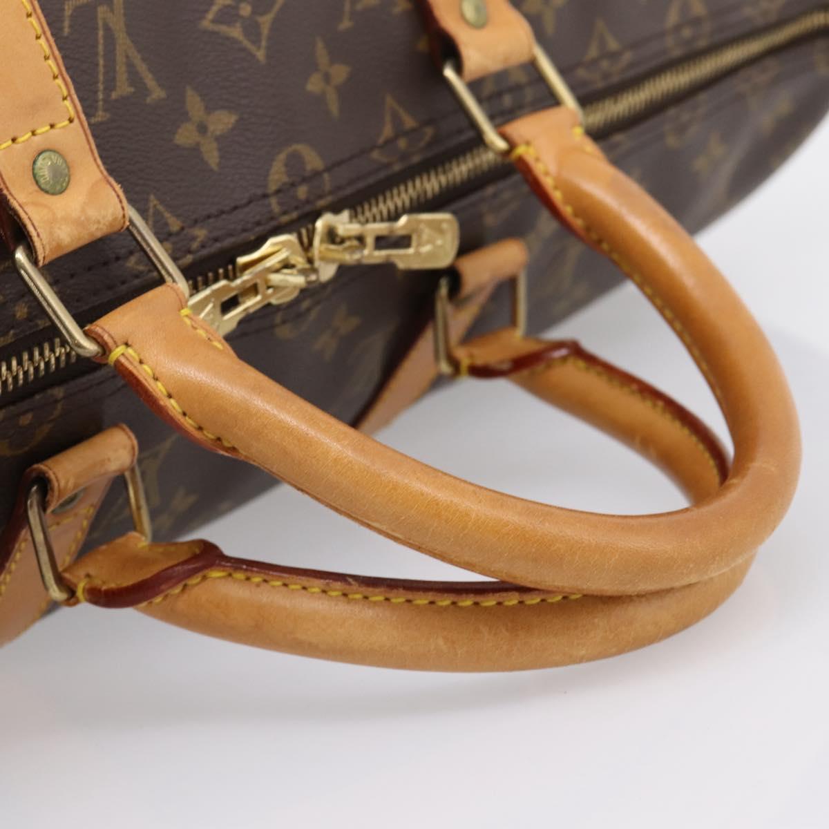 LOUIS VUITTON Monogram Keepall 50 Boston Bag M41426 LV Auth ka6217