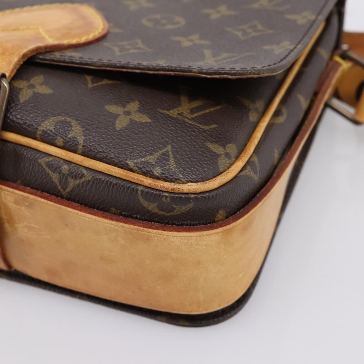 LOUIS VUITTON Monogram Cartouchiere MM Shoulder Bag M51253 LV Auth ka6228