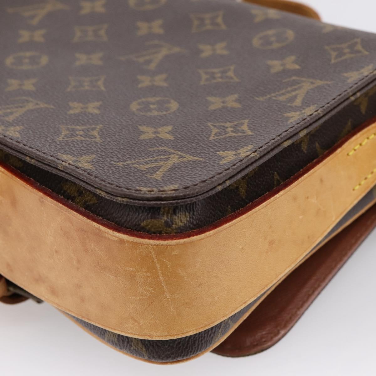 LOUIS VUITTON Monogram Cartouchiere MM Shoulder Bag M51253 LV Auth ka6228