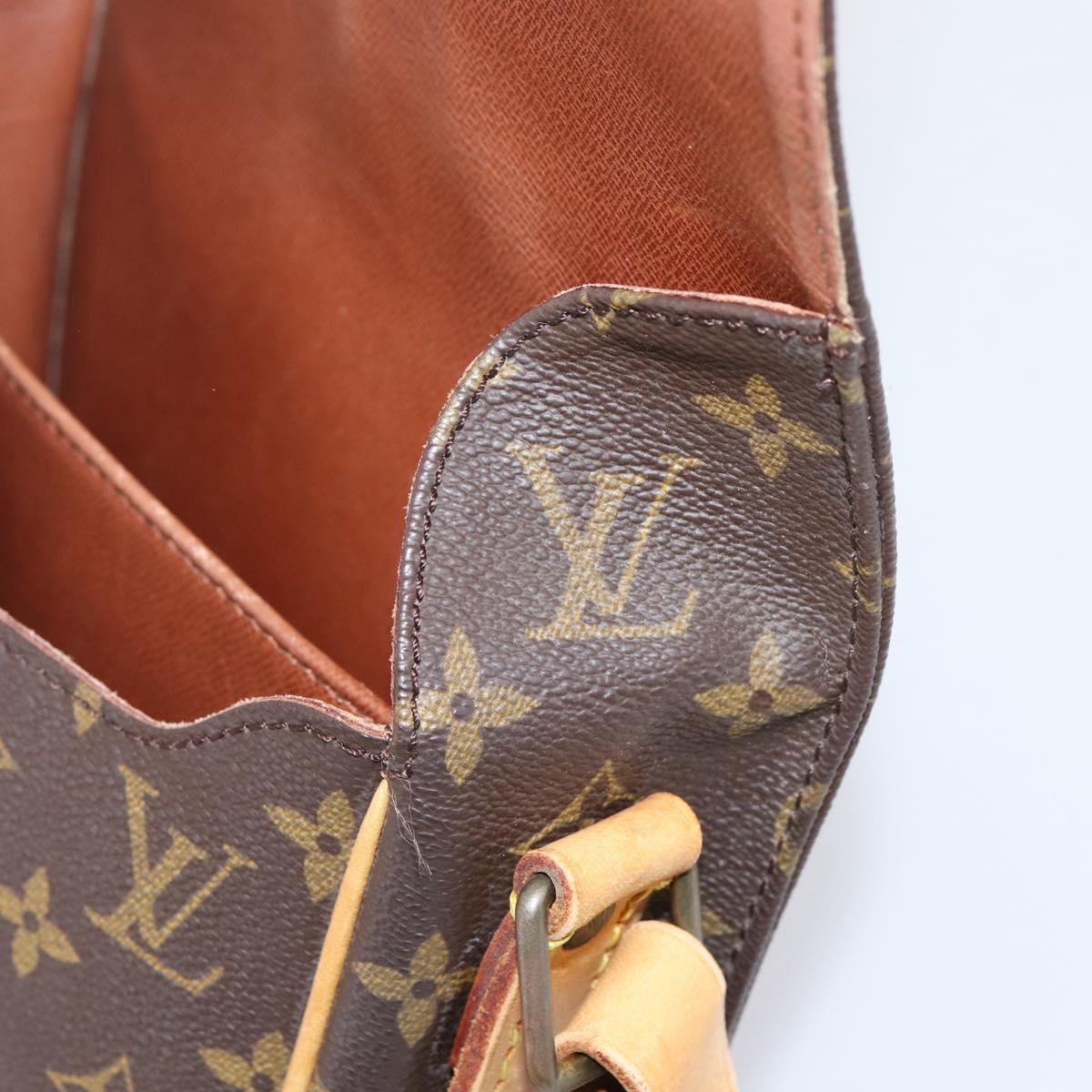 LOUIS VUITTON Monogram Cartouchiere MM Shoulder Bag M51253 LV Auth ka6228