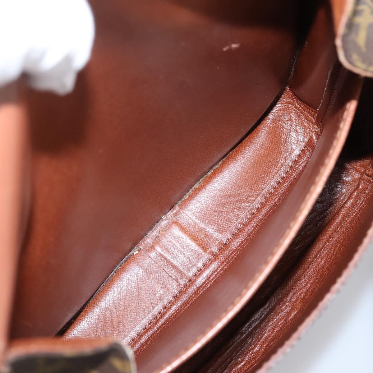 LOUIS VUITTON Monogram Cartouchiere MM Shoulder Bag M51253 LV Auth ka6228