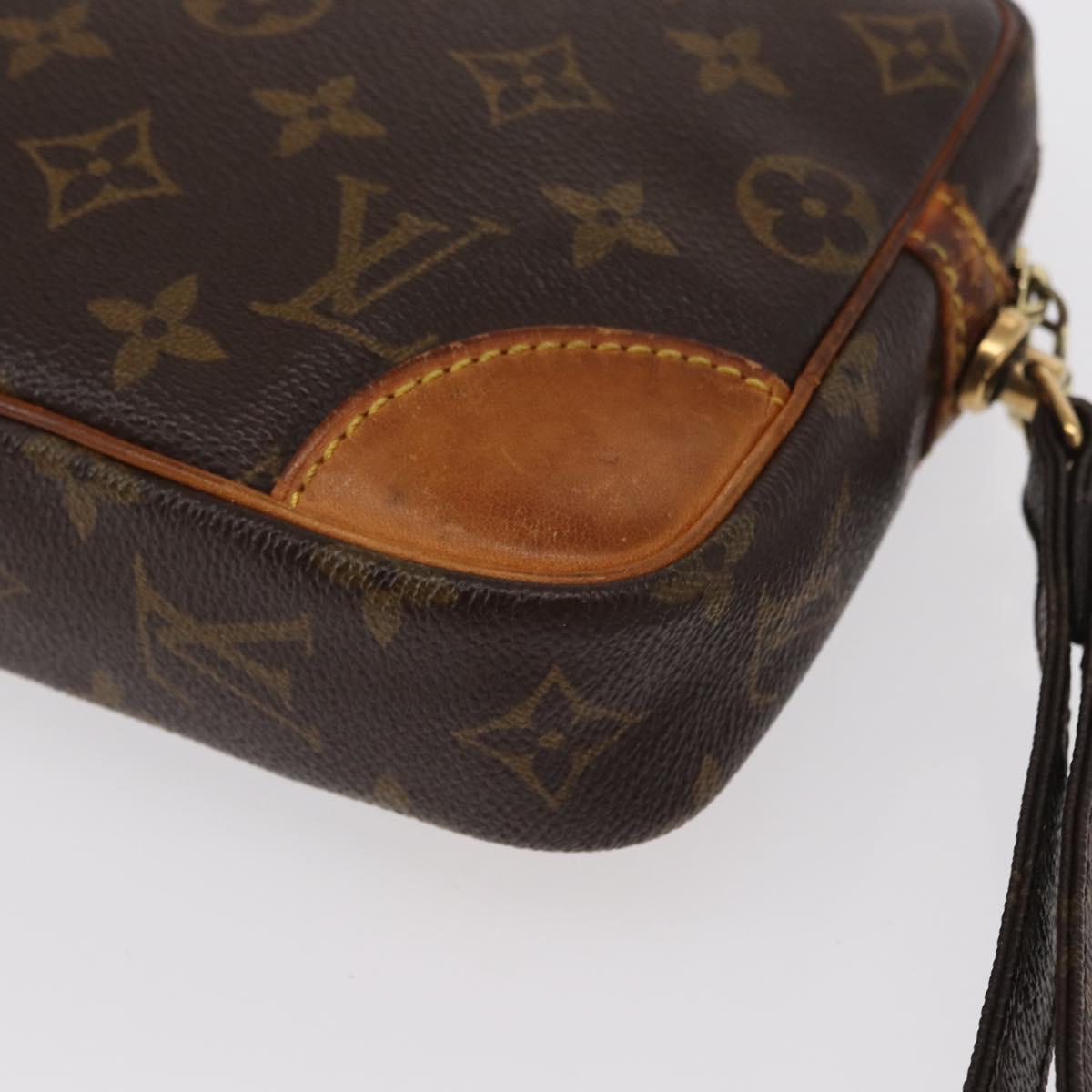 LOUIS VUITTON Monogram Marly Dragonne GM Clutch Bag M51825 LV Auth ka623