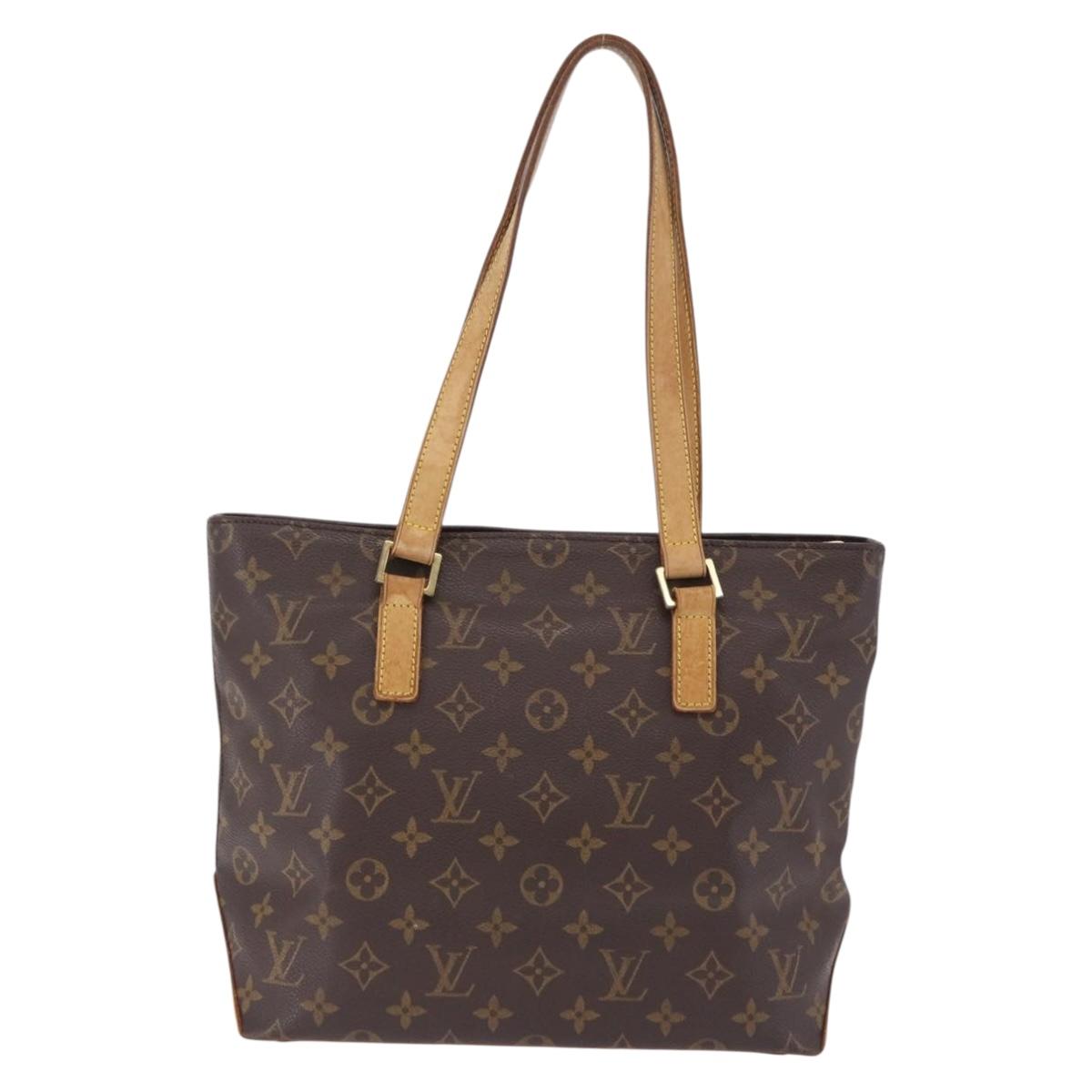 LOUIS VUITTON Monogram Cabas Piano Tote Bag M51148 LV Auth ka6231