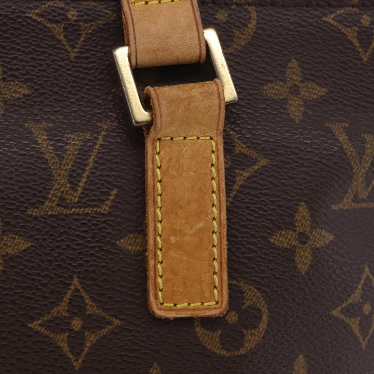 LOUIS VUITTON Monogram Cabas Piano Tote Bag M51148 LV Auth ka6231