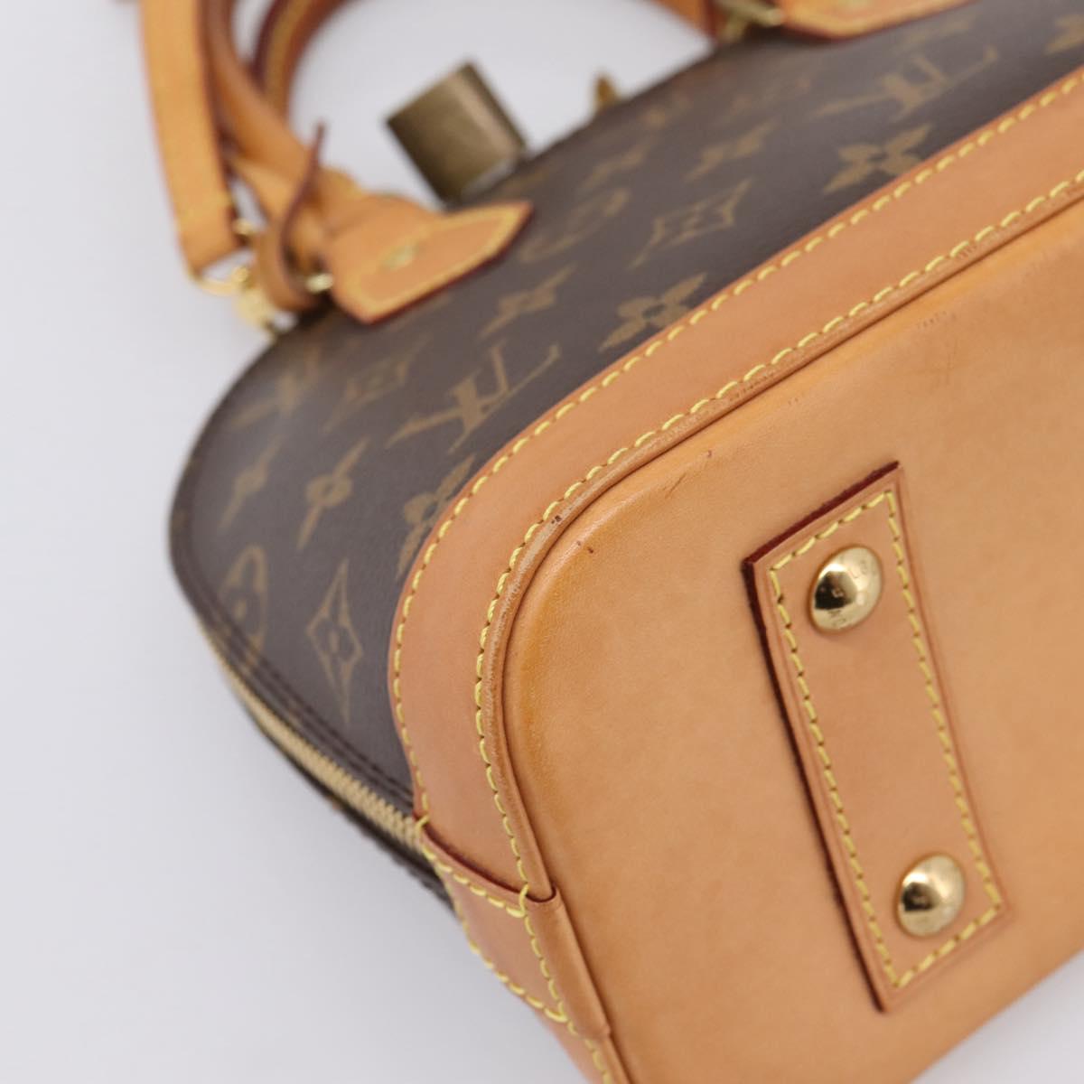 LOUIS VUITTON Monogram Alma BB Hand Bag M53152 LV Auth ka6242V