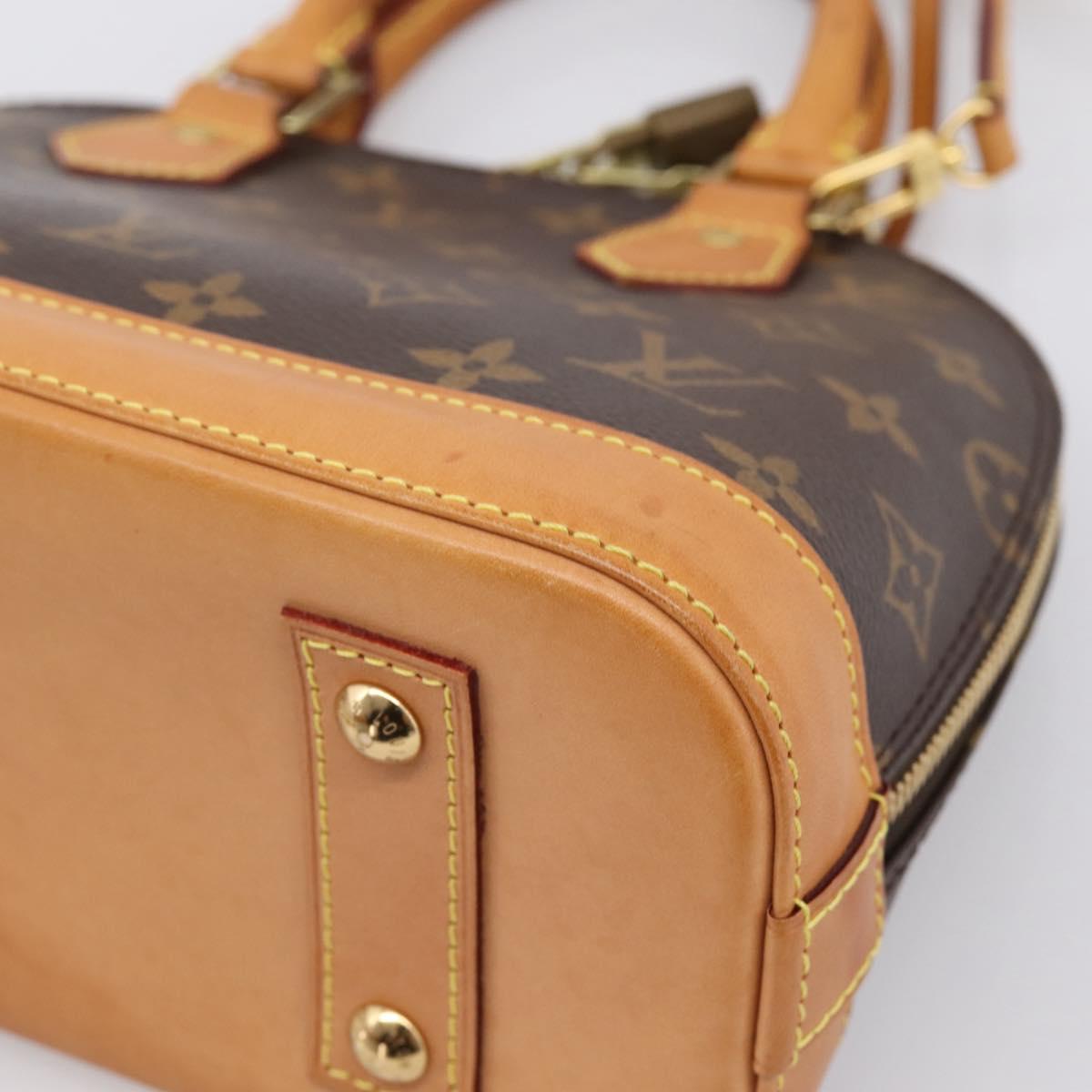 LOUIS VUITTON Monogram Alma BB Hand Bag M53152 LV Auth ka6242V