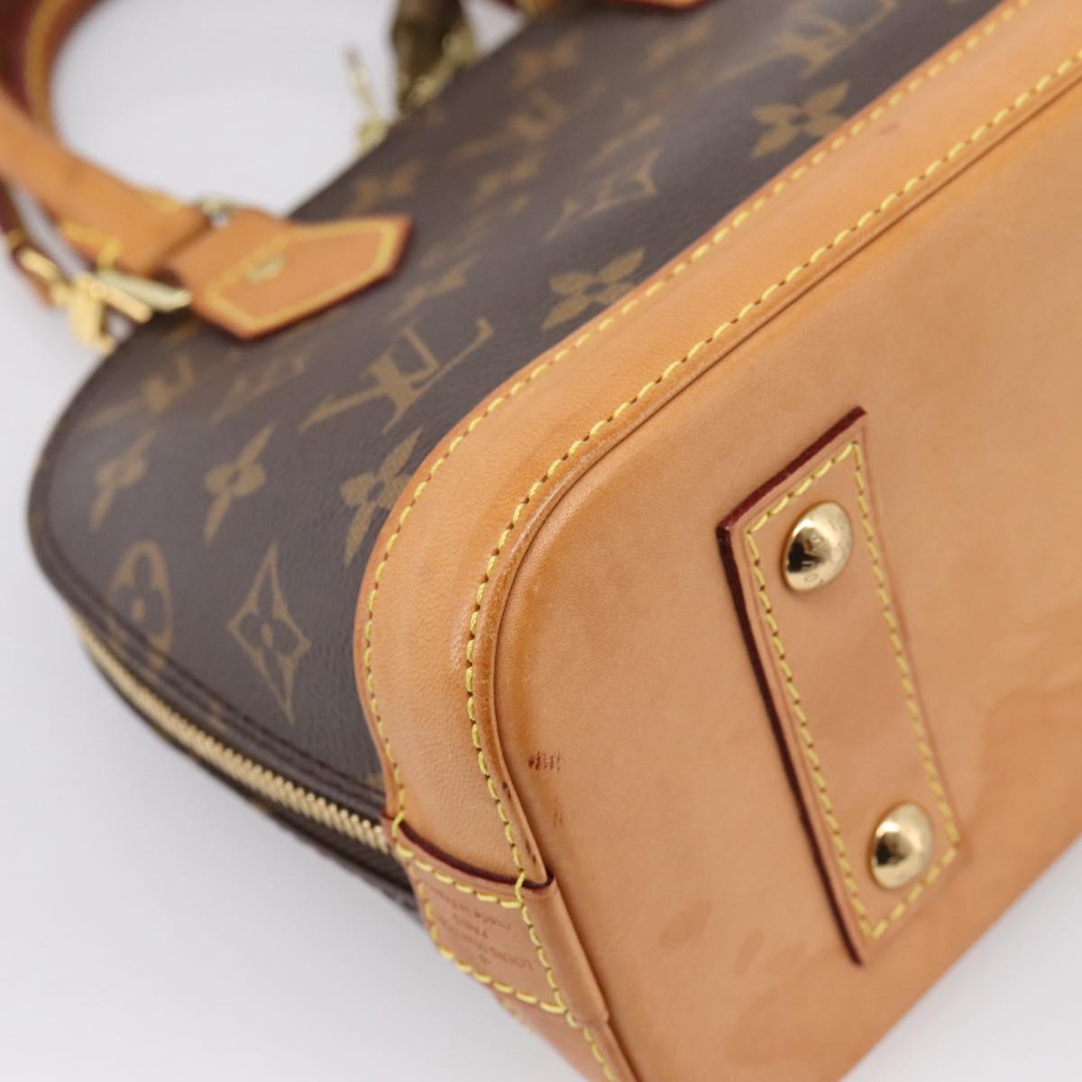LOUIS VUITTON Monogram Alma BB Hand Bag M53152 LV Auth ka6242V