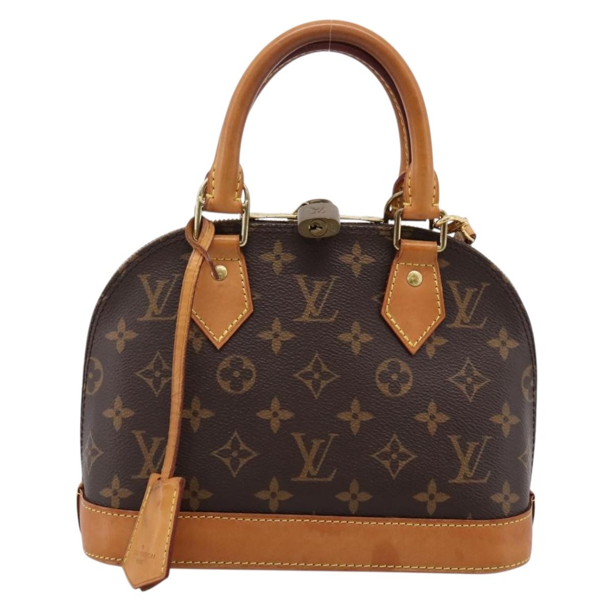 LOUIS VUITTON Monogram Alma BB Hand Bag M53152 LV Auth ka6242V