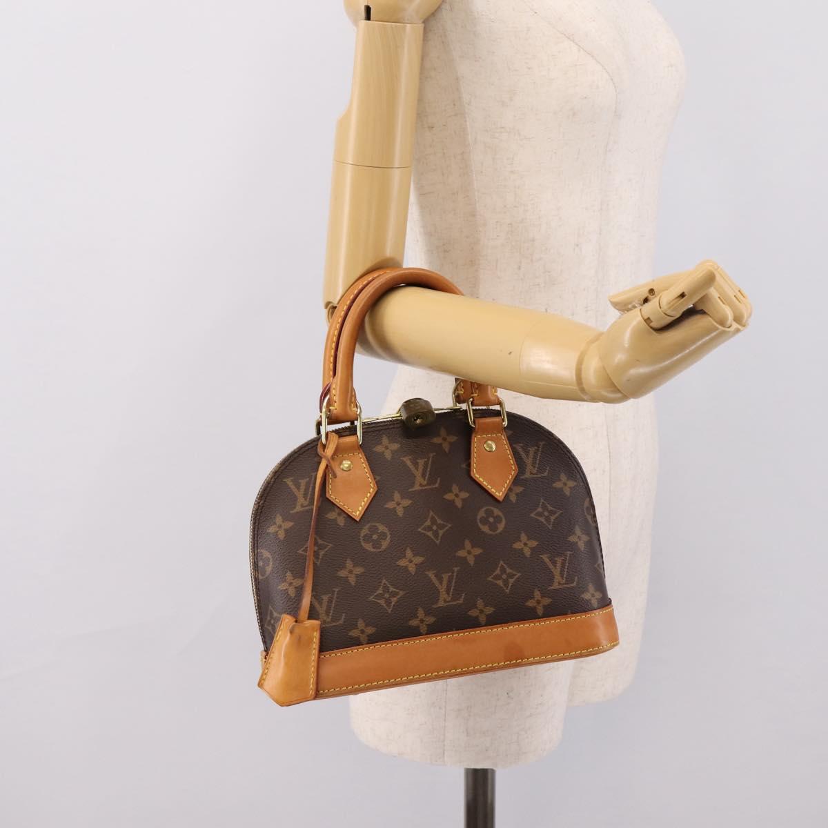 LOUIS VUITTON Monogram Alma BB Hand Bag M53152 LV Auth ka6242V