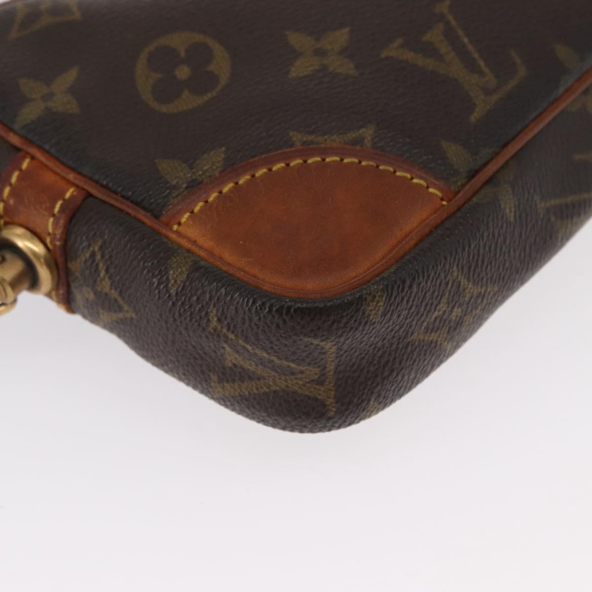 LOUIS VUITTON Monogram Marly Dragonne PM Clutch Bag M51827 LV Auth ka625