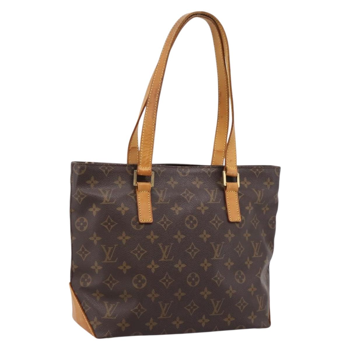 LOUIS VUITTON Monogram Cabas Piano Tote Bag M51148 LV Auth ka6250