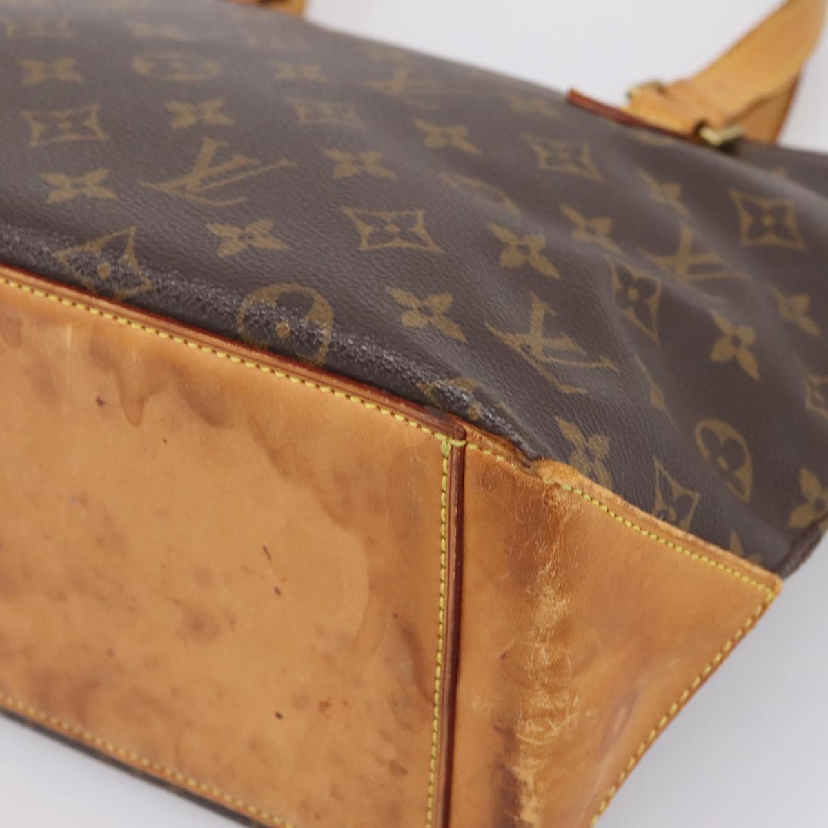 LOUIS VUITTON Monogram Cabas Piano Tote Bag M51148 LV Auth ka6250