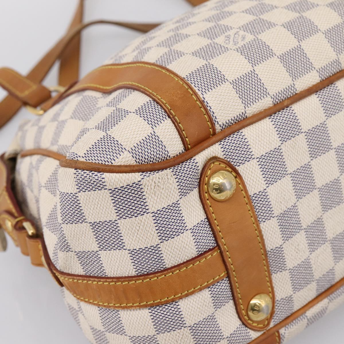 LOUIS VUITTON Damier Azur Stresa PM Tote Bag M51188 LV Auth ka6251A