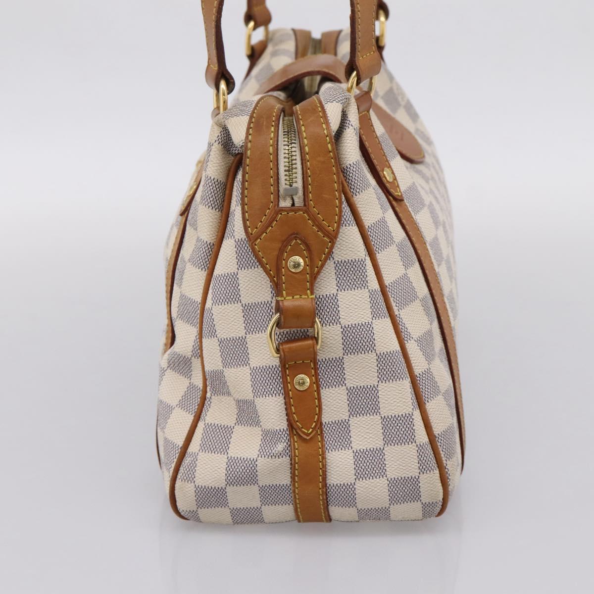 LOUIS VUITTON Damier Azur Stresa PM Tote Bag M51188 LV Auth ka6251A