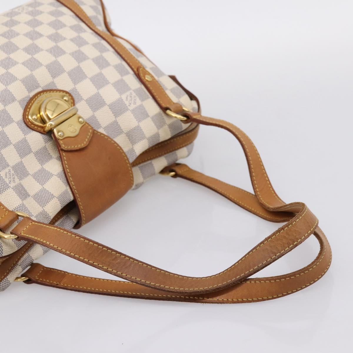 LOUIS VUITTON Damier Azur Stresa PM Tote Bag M51188 LV Auth ka6251A