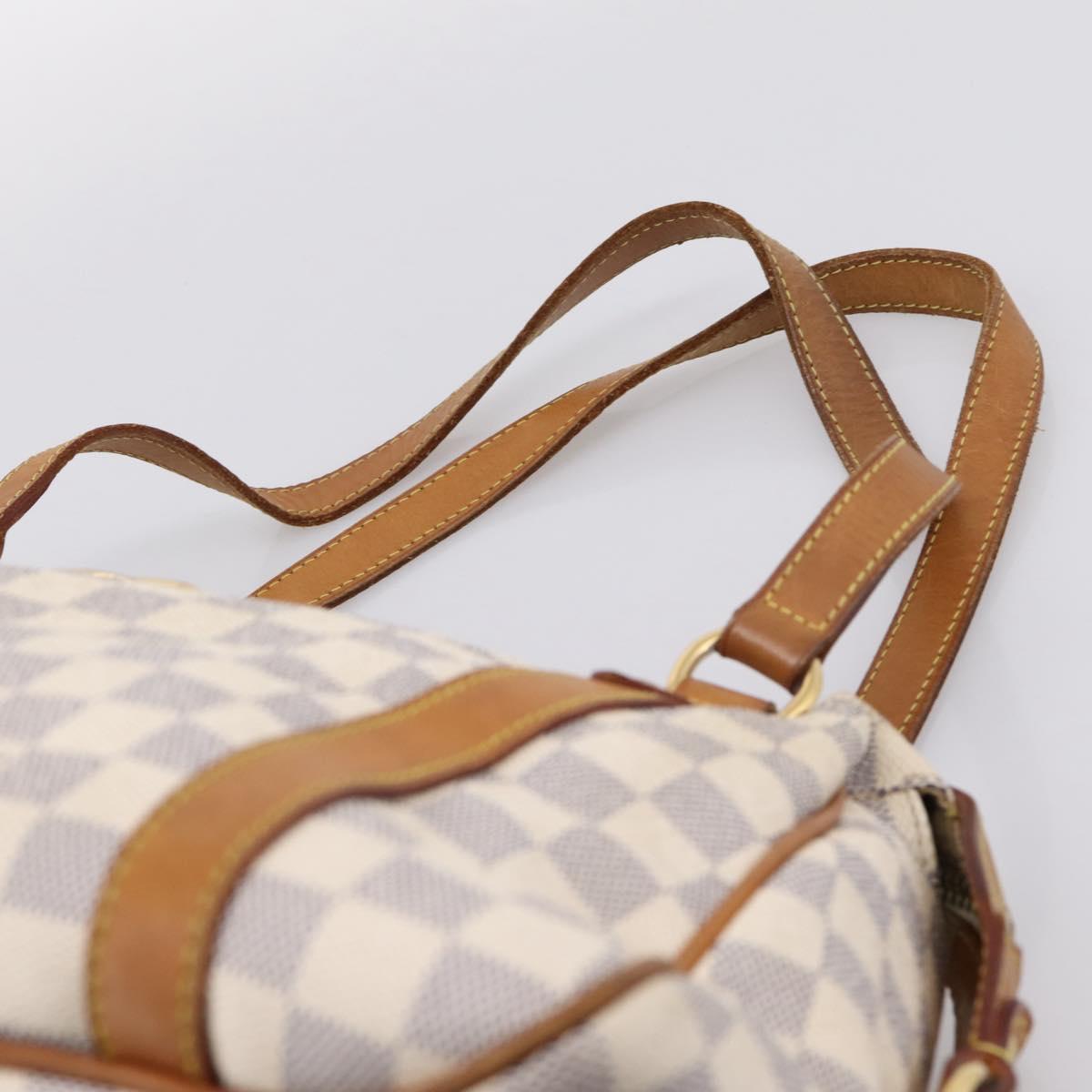 LOUIS VUITTON Damier Azur Stresa PM Tote Bag M51188 LV Auth ka6251A