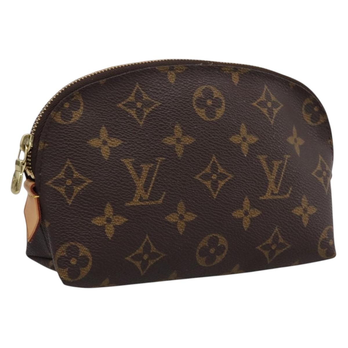 LOUIS VUITTON Monogram Pochette Cosmetic PM Cosmetic Pouch M47515 LV Auth ka6252