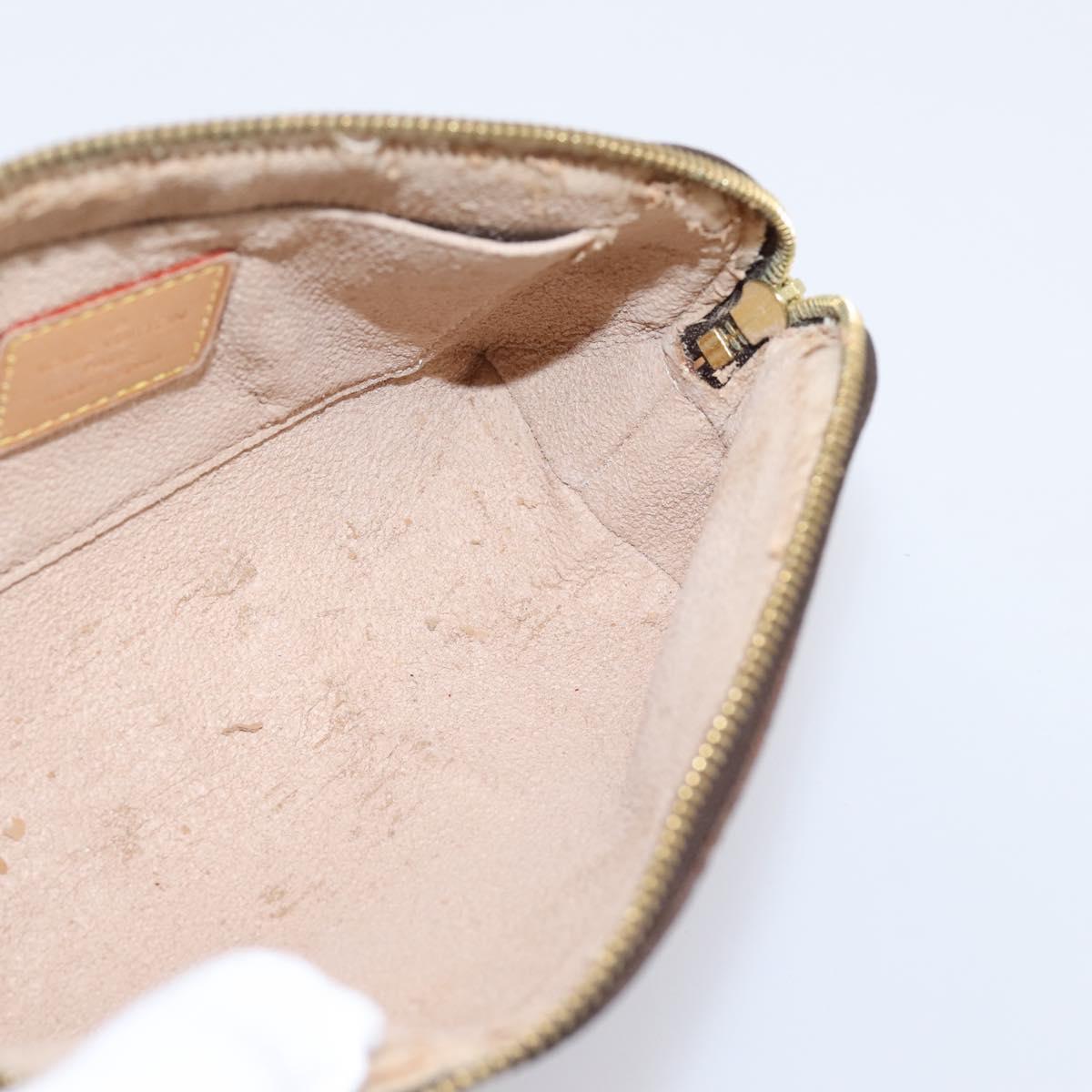 LOUIS VUITTON Monogram Pochette Cosmetic PM Cosmetic Pouch M47515 LV Auth ka6252