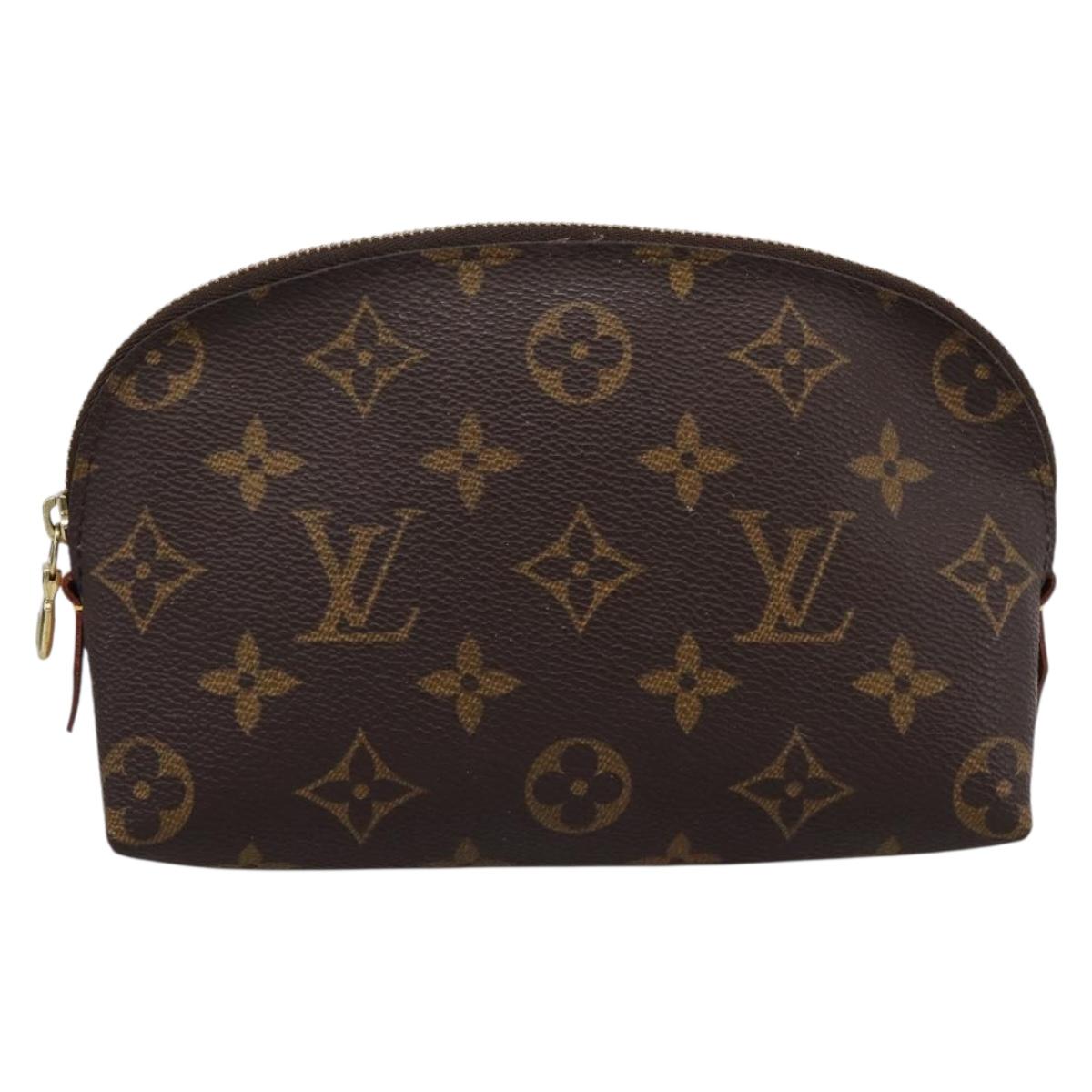 LOUIS VUITTON Monogram Pochette Cosmetic PM Cosmetic Pouch M47515 LV Auth ka6252