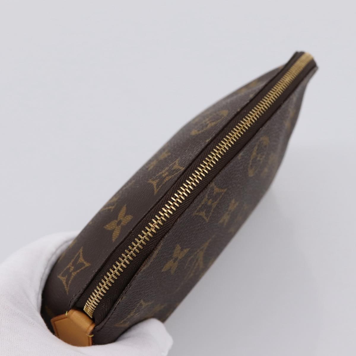 LOUIS VUITTON Monogram Pochette Cosmetic PM Cosmetic Pouch M47515 LV Auth ka6252