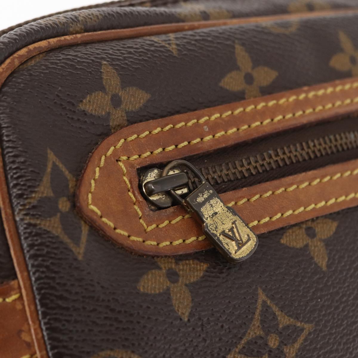 LOUIS VUITTON Monogram Marly Dragonne GM Clutch Bag M51825 LV Auth ka626