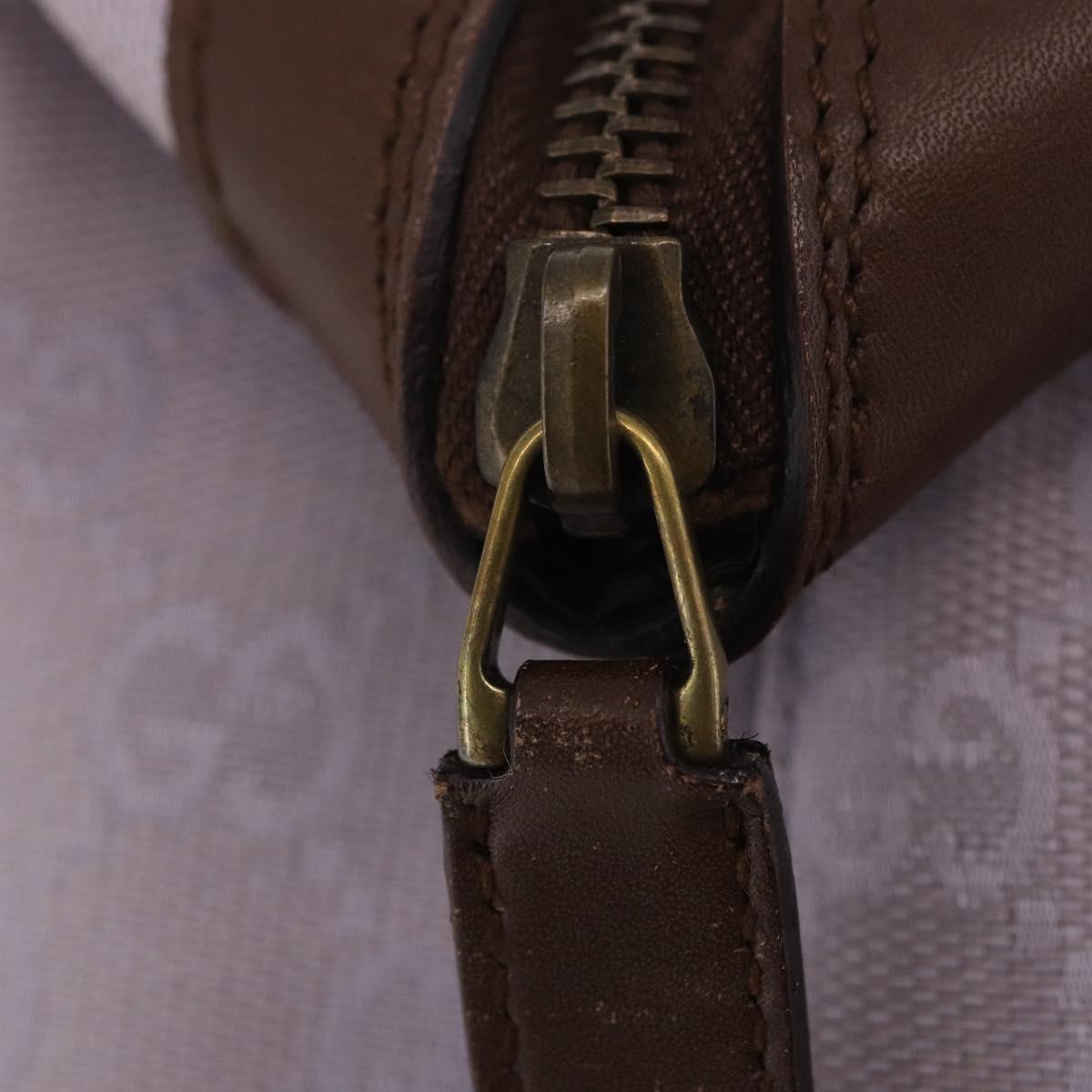 GUCCI GG Canvas Tote Bag Purple Gold Tone 92734 Auth ka6265V