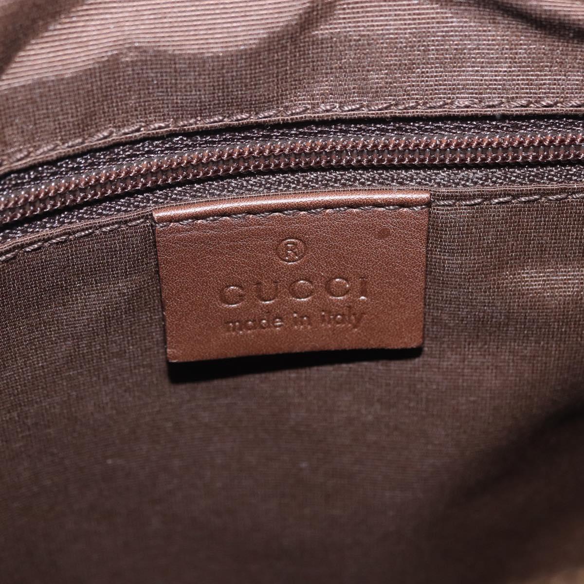 GUCCI GG Canvas Tote Bag Purple Gold Tone 92734 Auth ka6265V