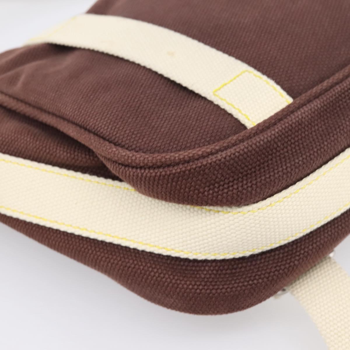 LOUIS VUITTON Antigua Buzzus PM Shoulder Bag Canvas Brown M40080 LV Auth ka6270