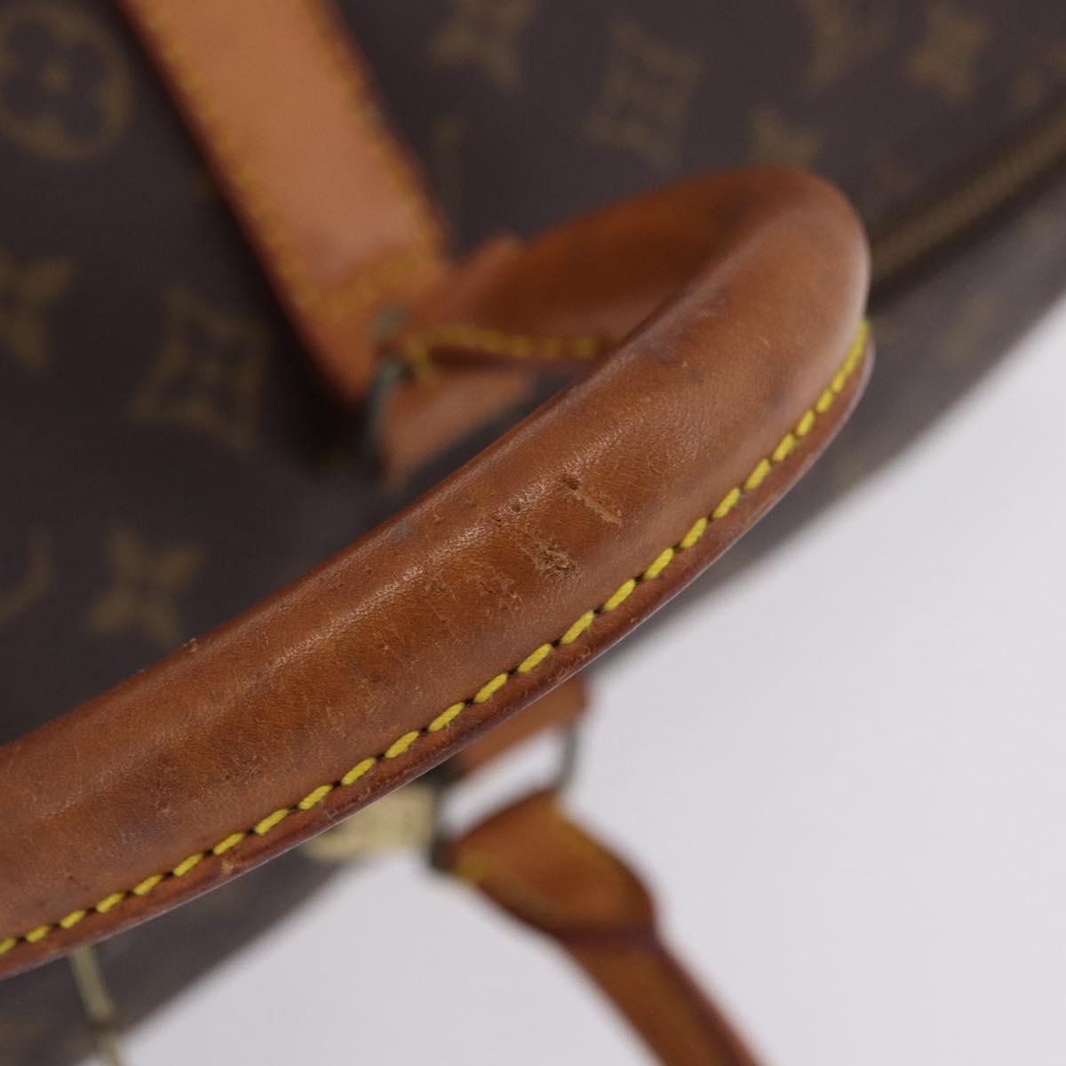 LOUIS VUITTON Monogram Keepall Bandouliere 55 Boston Bag M41414 LV Auth ka6272