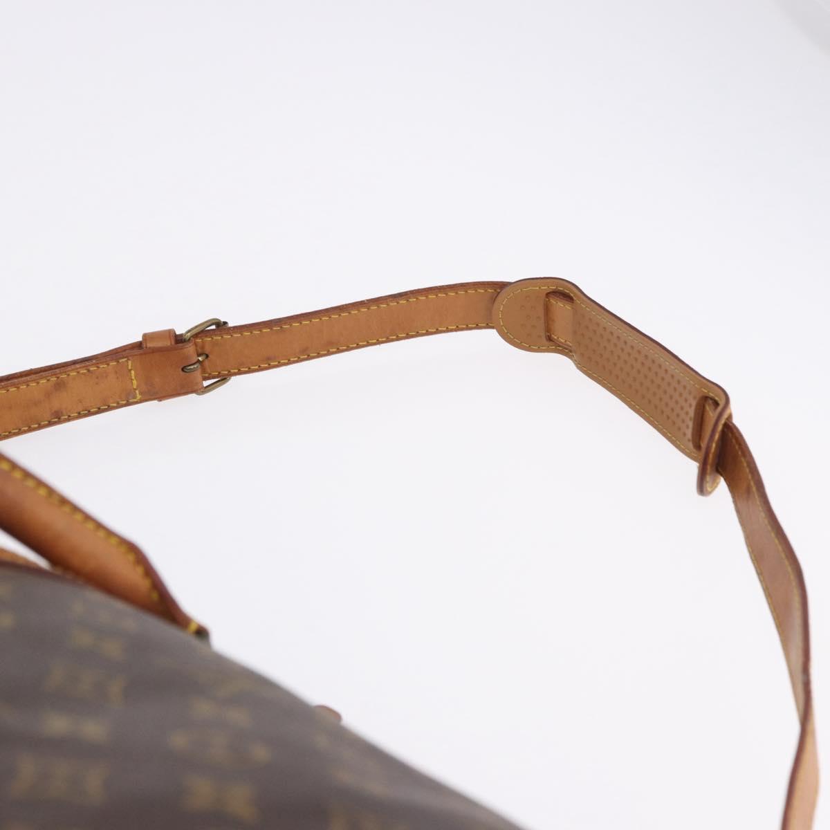 LOUIS VUITTON Monogram Keepall Bandouliere 55 Boston Bag M41414 LV Auth ka6272