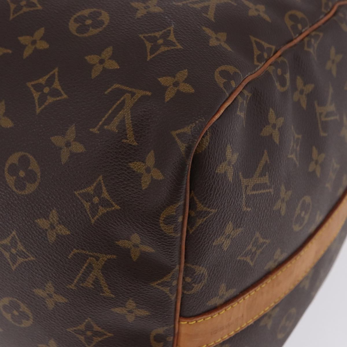LOUIS VUITTON Monogram Keepall Bandouliere 55 Boston Bag M41414 LV Auth ka6272