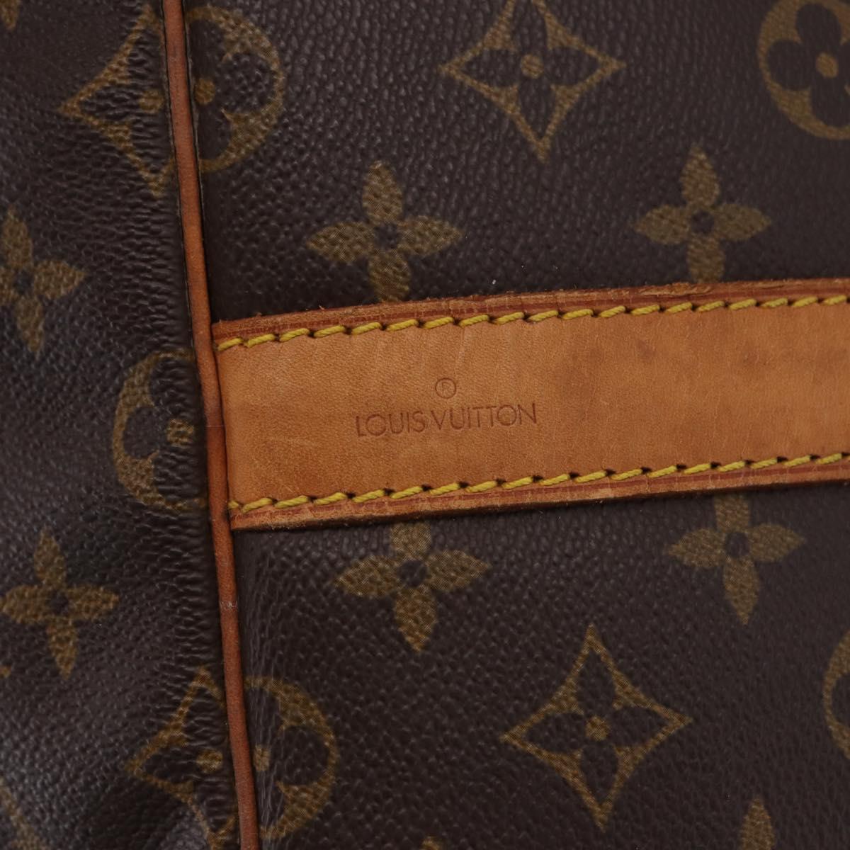 LOUIS VUITTON Monogram Keepall Bandouliere 55 Boston Bag M41414 LV Auth ka6272