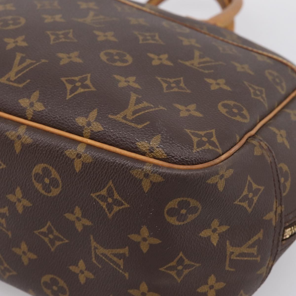 LOUIS VUITTON Monogram Deauville Hand Bag M47270 LV Auth ka6273