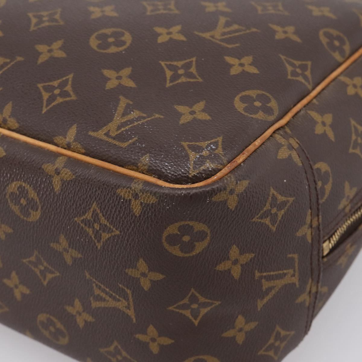 LOUIS VUITTON Monogram Deauville Hand Bag M47270 LV Auth ka6273