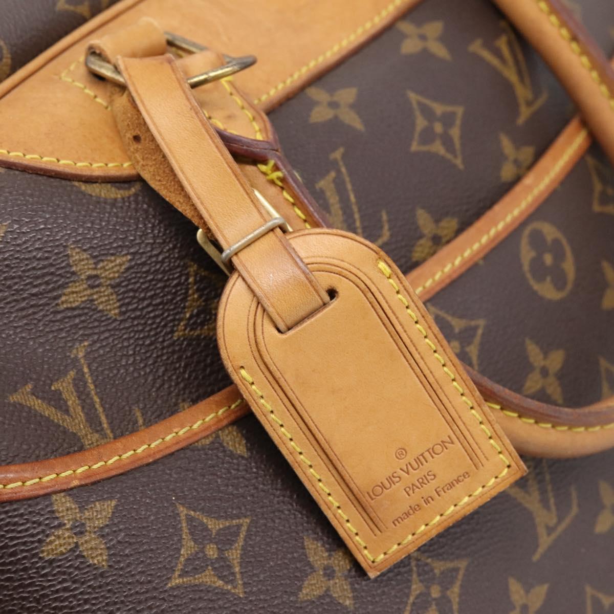 LOUIS VUITTON Monogram Deauville Hand Bag M47270 LV Auth ka6273
