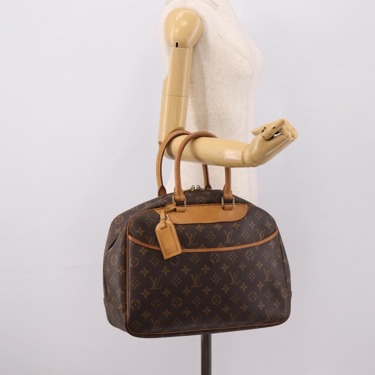 LOUIS VUITTON Monogram Deauville Hand Bag M47270 LV Auth ka6273
