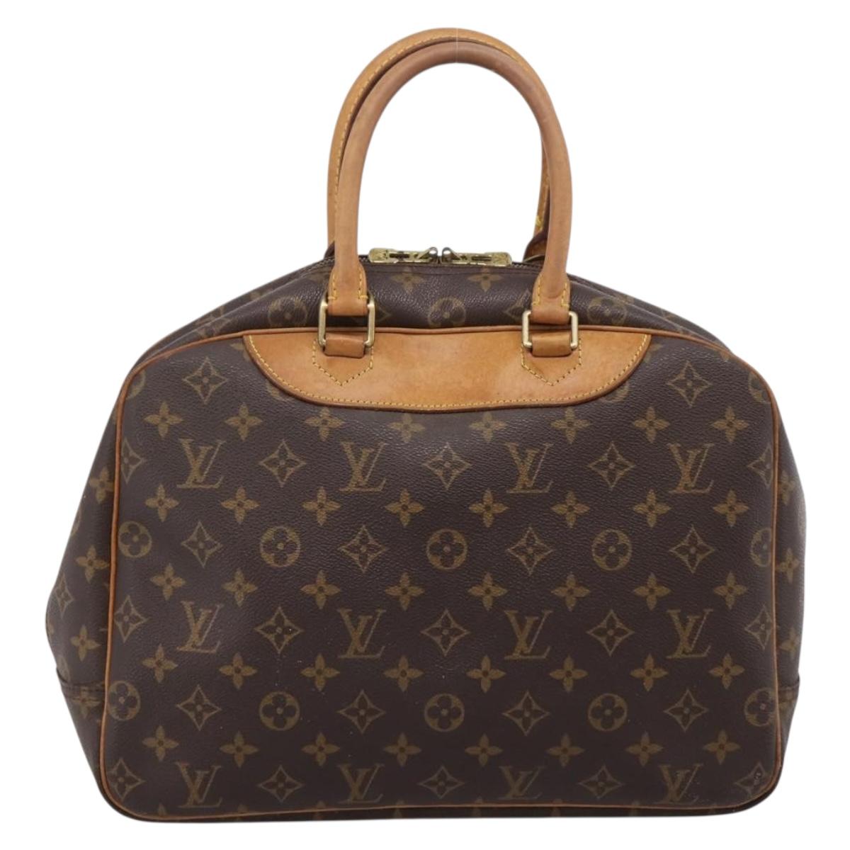 LOUIS VUITTON Monogram Deauville Hand Bag M47270 LV Auth ka6273
