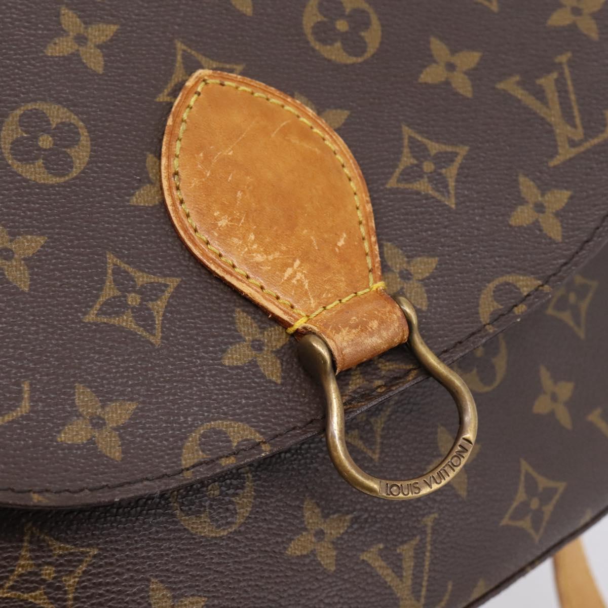 LOUIS VUITTON Monogram Saint Cloud GM Shoulder Bag M51242 LV Auth ka6274