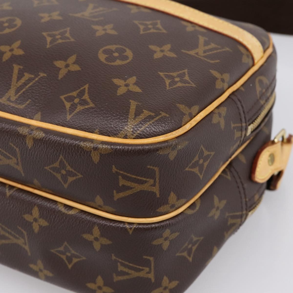 LOUIS VUITTON Monogram Reporter PM Shoulder Bag M45254 LV Auth ka6276V