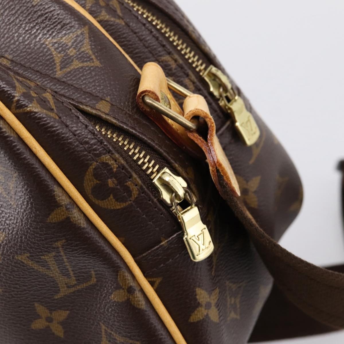 LOUIS VUITTON Monogram Reporter PM Shoulder Bag M45254 LV Auth ka6276V