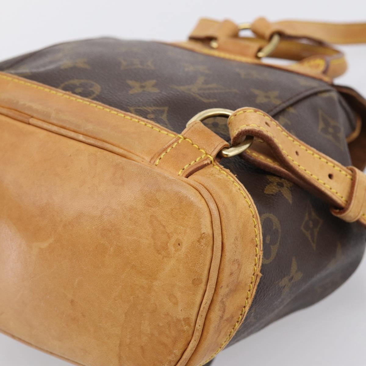 LOUIS VUITTON Monogram Montsouris PM Backpack M51137 LV Auth ka6277