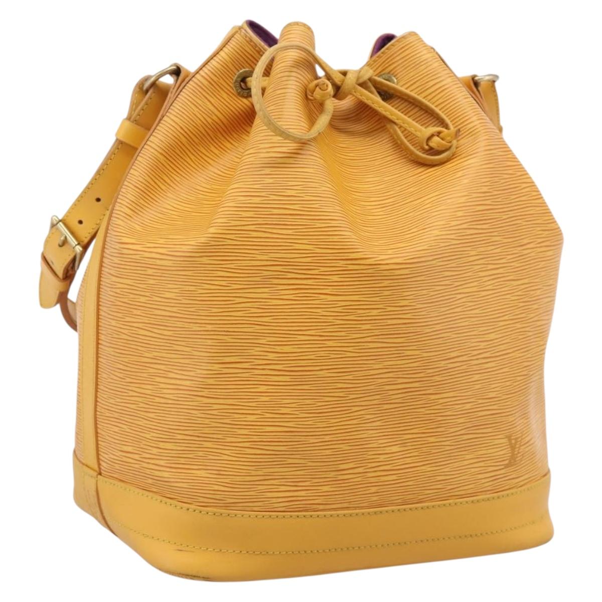 LOUIS VUITTON Epi Noe Shoulder Bag Tassili Yellow M44009 LV Auth ka6279