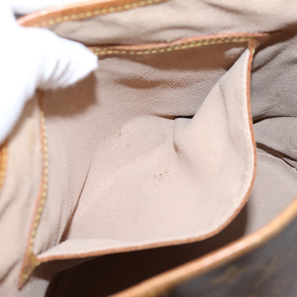 LOUIS VUITTON Monogram Bucket PM Shoulder Bag M42238 LV Auth ka6280