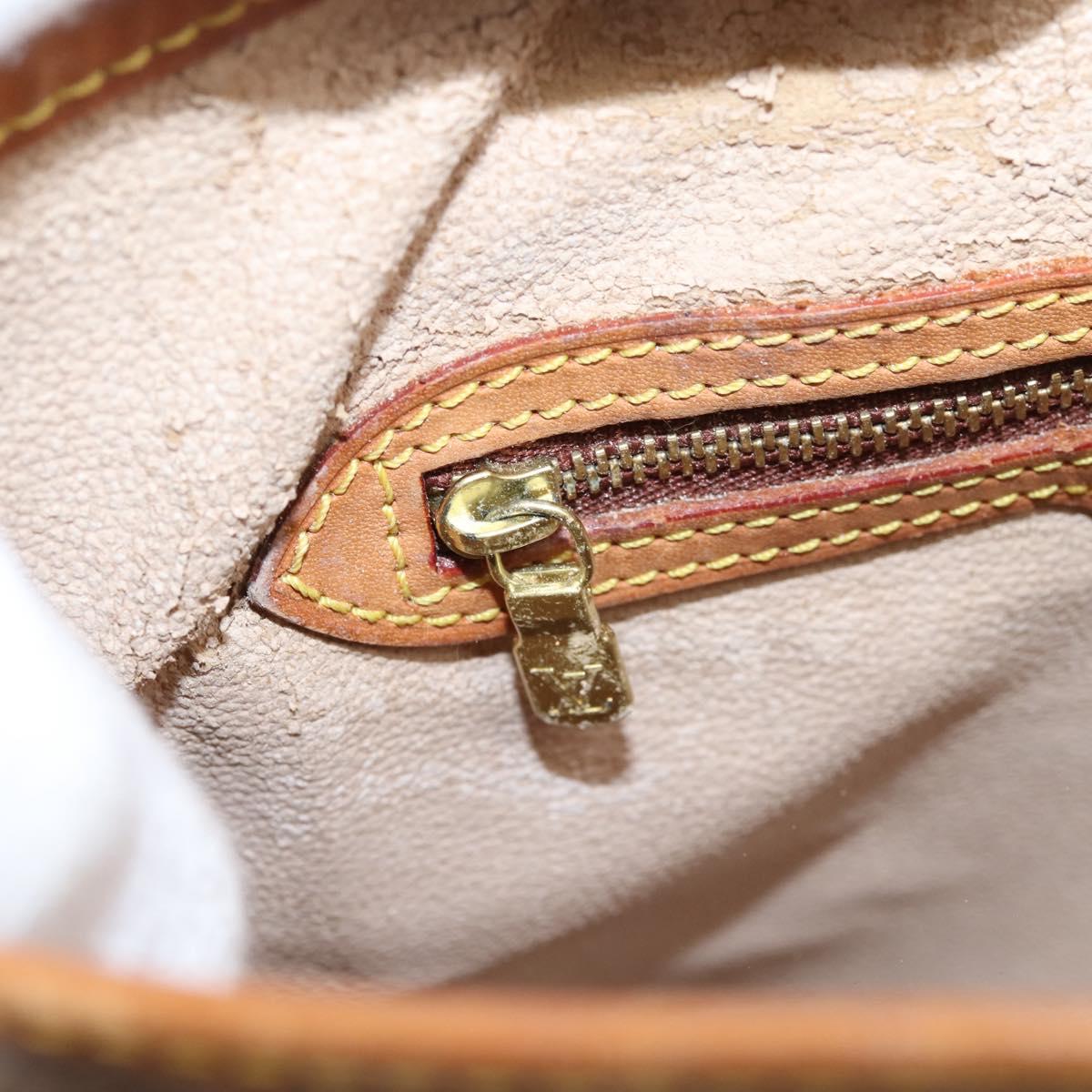 LOUIS VUITTON Monogram Bucket PM Shoulder Bag M42238 LV Auth ka6281