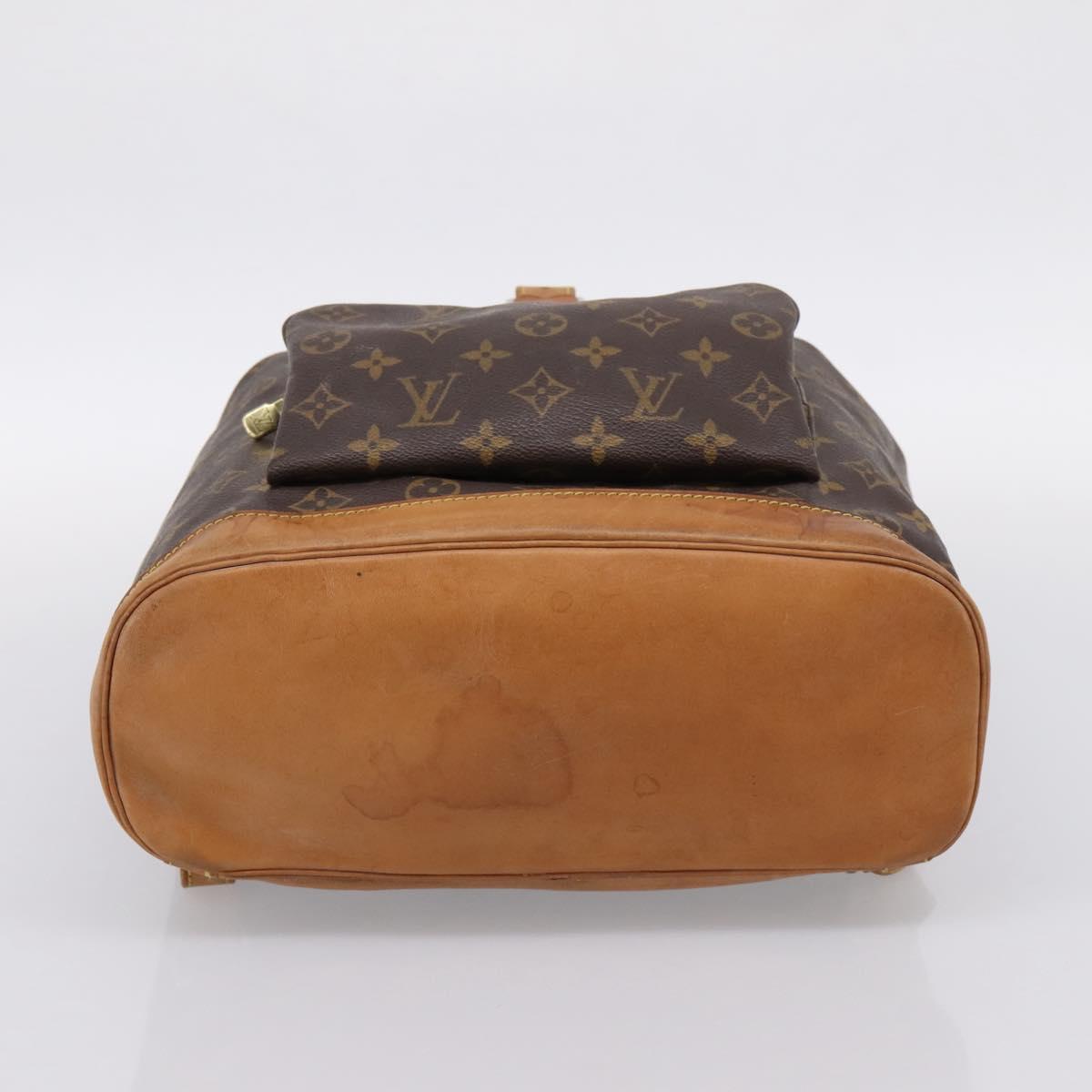 LOUIS VUITTON Monogram Montsouris GM Backpack M51135 LV Auth ka6288