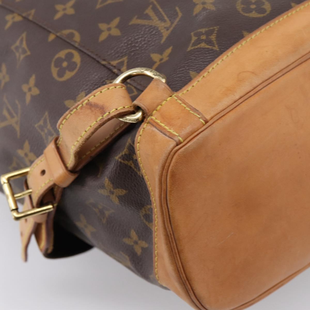 LOUIS VUITTON Monogram Montsouris GM Backpack M51135 LV Auth ka6288